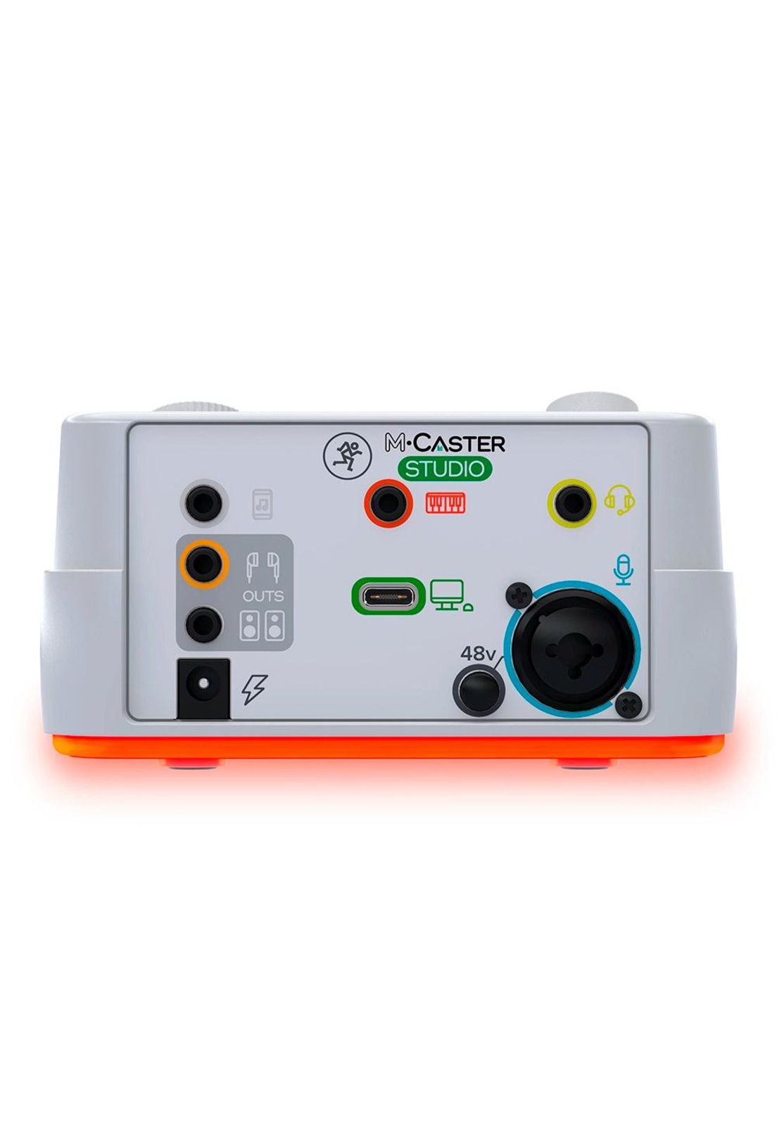Mixer Mackie Compacta Usb para Podcast M Caster Studio Live White MCASTERSTUDIOWH