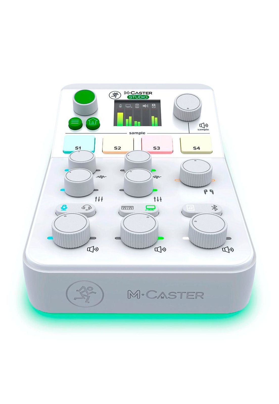 Mixer Mackie Compacta Usb para Podcast M Caster Studio Live White MCASTERSTUDIOWH