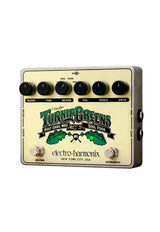 Pedal Efecto Guitarra ElectroHarmonix Overdrive/Reverb +Adaptador Corriente TURNIP GREENS