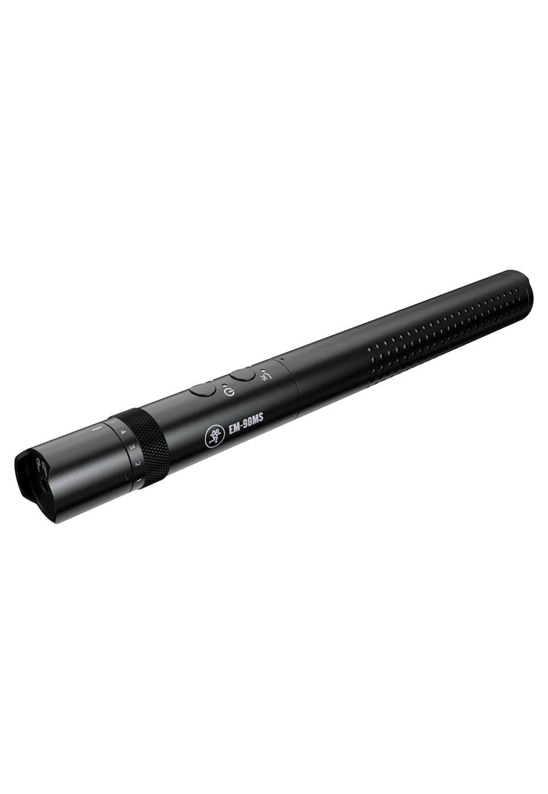 Microfono Condesador Mackie Shotgun P/Camaras Dslr EM-98MS