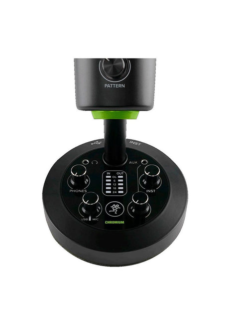 Microfono Condensador Mackie Usb C/Mixer 2 Canales CHROMIUM