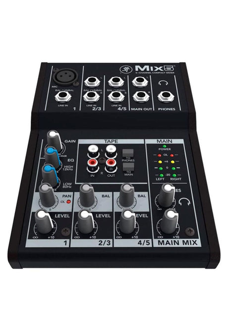 Mixer Mackie Analógico 5 Canales MIX5
