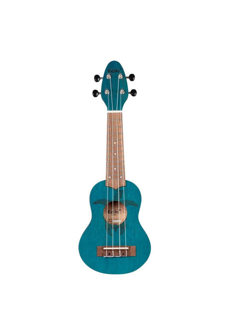 Ukelele Sopranino Keiki By Ortega Diseño Tortuga (Azul) K1-BL
