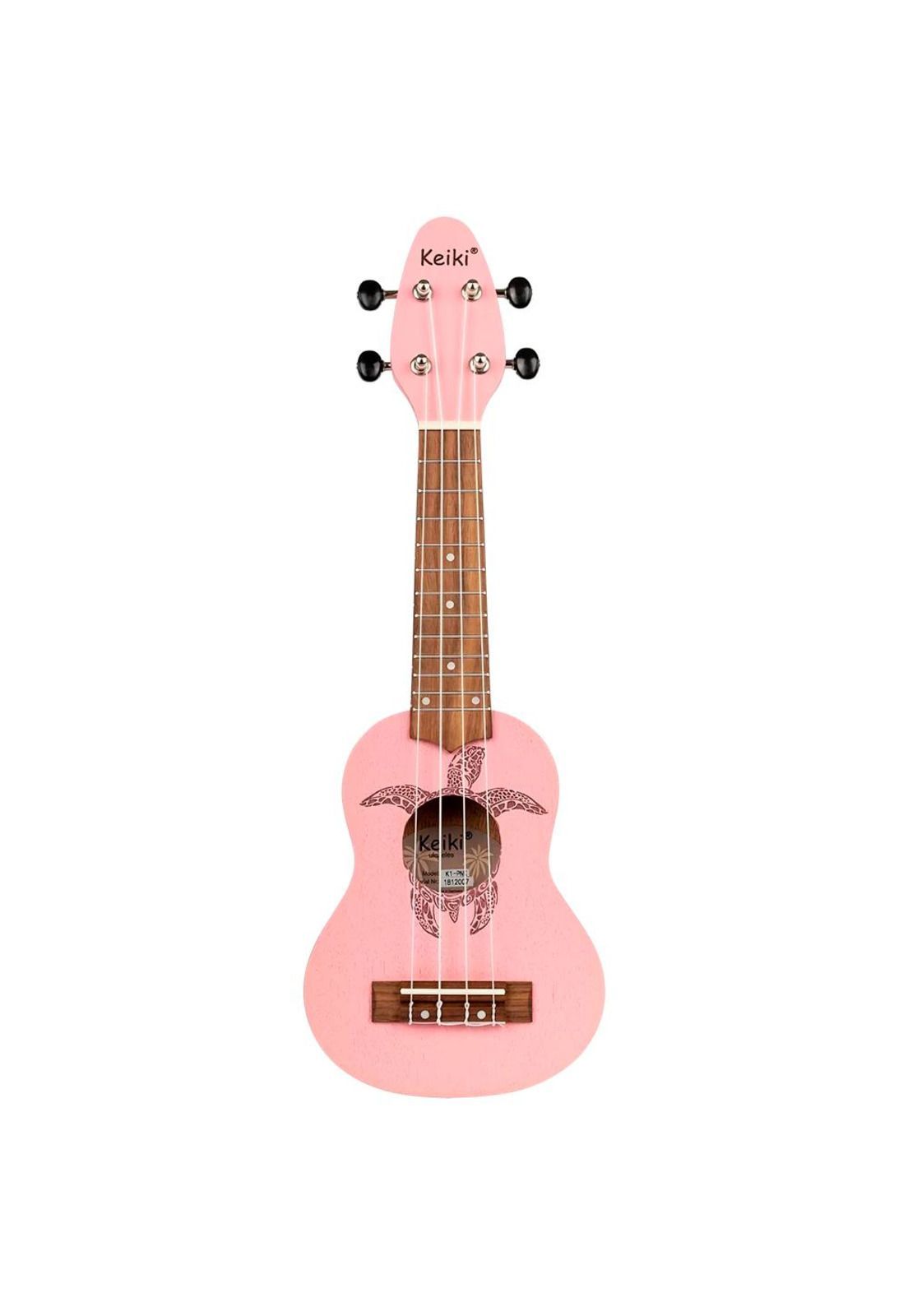Ukelele Sopranino Keiki By Ortega Diseño Tortuga (Rosado) K1-PNK