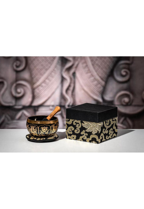 Cuenco Ornamental Meinl Sonic Energy 9,5Cms300G + Maceta Y Cajita De Regalo SB-OR-300-BK