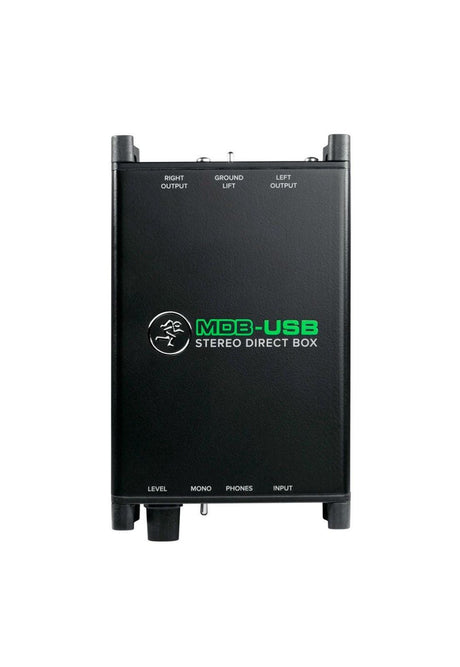 Caja Directa Mackie Stereo Input:Usb Output: Xlr Stereo MDB-USB