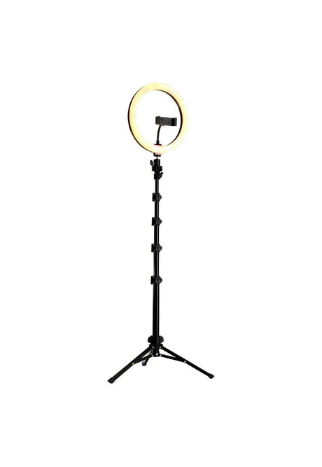 Kit de Luz Anillo Mackie 10 para Streamers (3 Colores+Atril+Ctrl Remoto) MRING-10