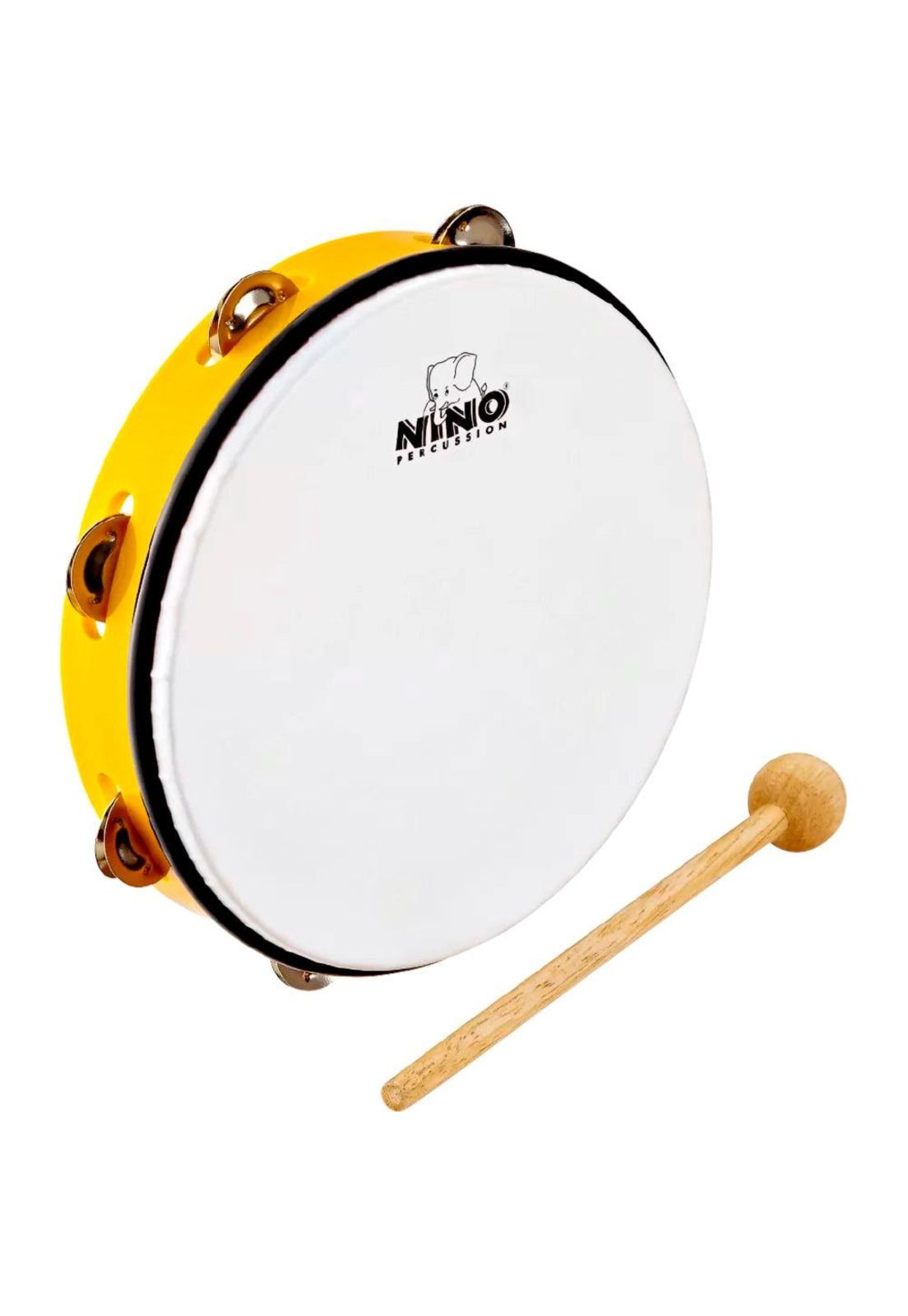 Pandereta Niño 10 +Baqueta Meinl Nino Percussion Yellow NINO24Y