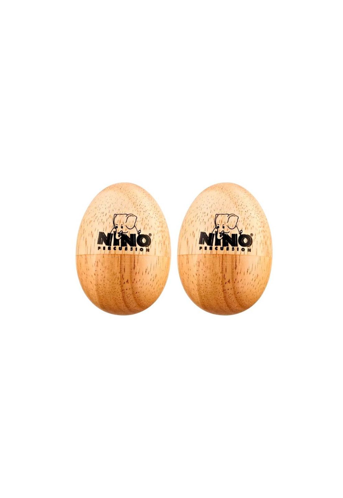 Huevitos Shaker Meinl Nino Percussion Wood Egg Shaker De Madera Natural Small (Par) NINO562-2