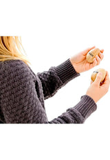 Huevitos Shaker Meinl Nino Percussion Wood Egg Shaker De Madera Natural Small (Par) NINO562-2