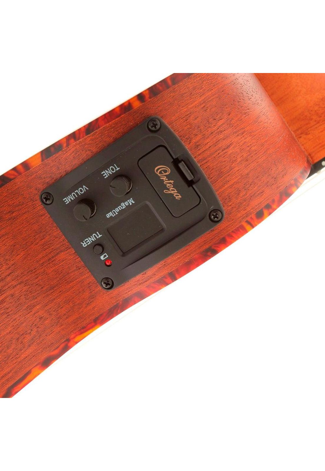 Ukelele Soprano Ortega E/A Bonfire Series Natural (Cutaway) RU5CE-SO