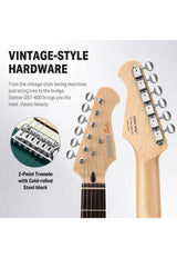 Guitarra Eléctrica Strat Ssh Dark Green Dst-400Dg Donner