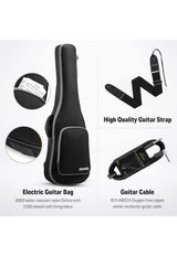 Guitarra Eléctrica Vintage Strat Ssh Black Dst-400B Donner