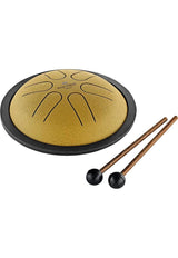 Tambor De Lengua Mini Meinl Sonic Energy (Tongue Drum) Mini Steel Tongue Drum Si Mayor (Dorado) MSTD3G