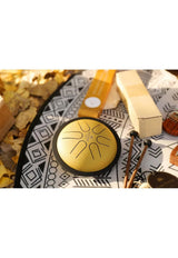Tambor De Lengua Mini Meinl Sonic Energy (Tongue Drum) Mini Steel Tongue Drum Si Mayor (Dorado) MSTD3G
