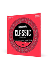 Cuerdas Guitarra Nylon Classic Daddario Entorchado Plata/Nylon Transparente (Tensión Normal) EJ27N