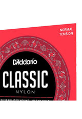 Cuerdas Guitarra Nylon Classic Daddario Entorchado Plata/Nylon Transparente (Tensión Normal) EJ27N