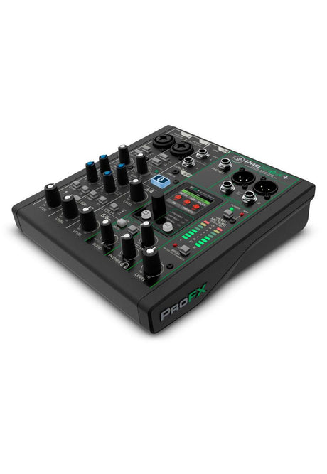 Mixer Analógico 6 Canales- Usb C/Fx+Bt+Loopback Profx6V3+