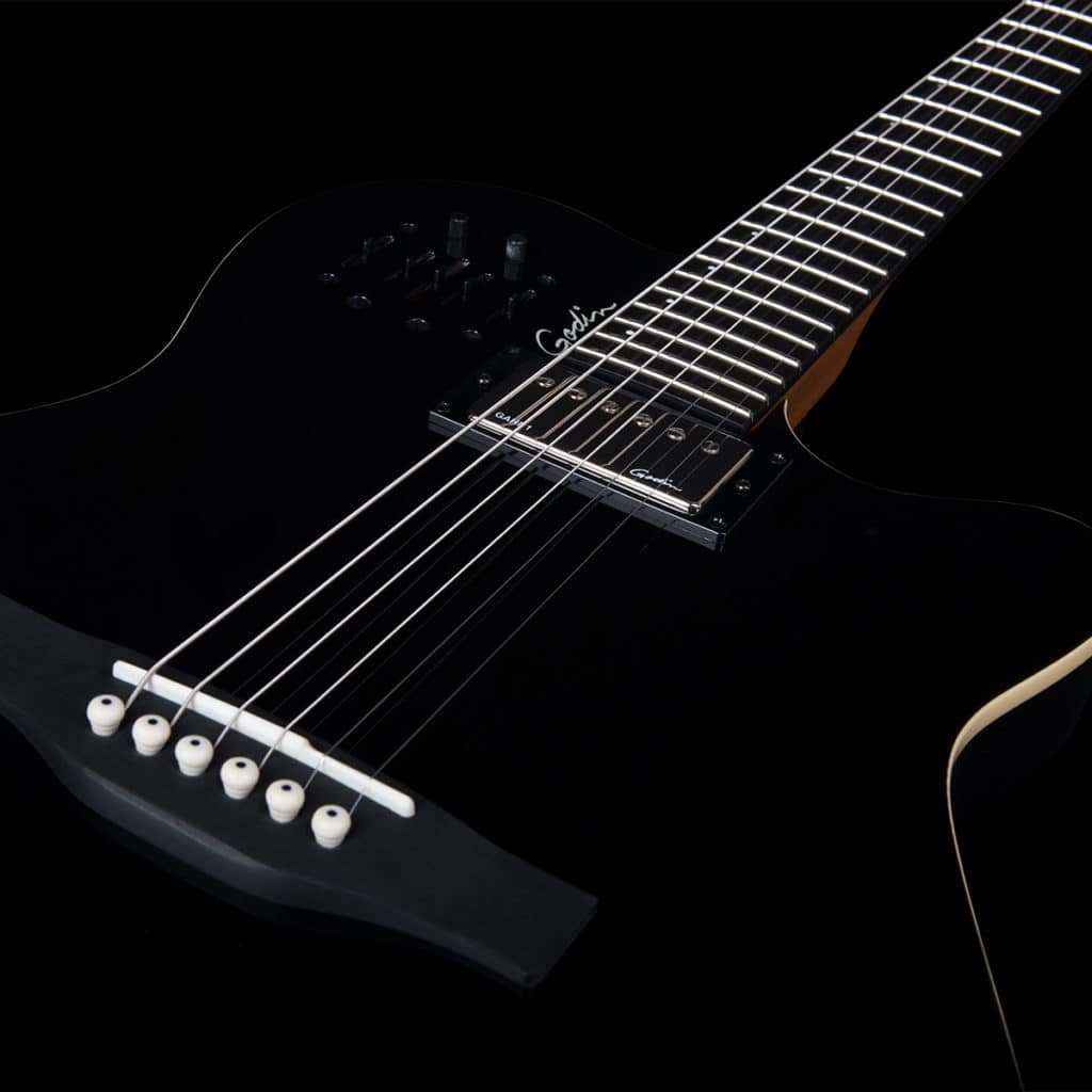 Guitarra ElectroAcústica Godin Guitars A6 Ultra Black Hg (030309) Hp 030309