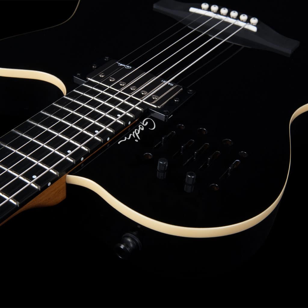 Guitarra ElectroAcústica Godin Guitars A6 Ultra Black Hg (030309) Hp 030309