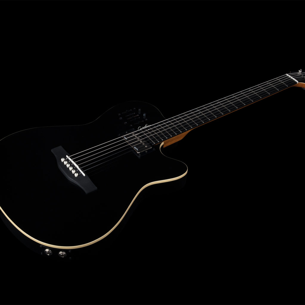 Guitarra ElectroAcústica Godin Guitars A6 Ultra Black Hg (030309) Hp 030309