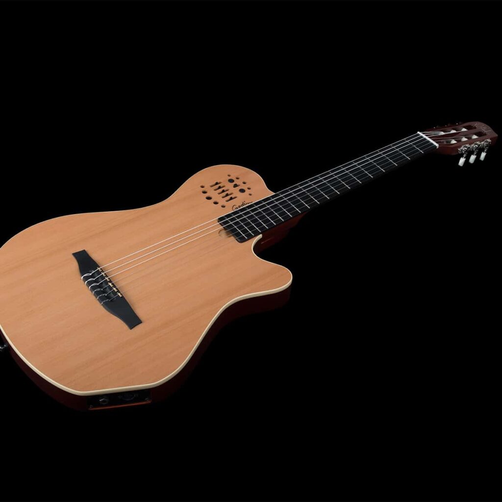 Guitarra ElectroAcústica Godin Guitars Cuerdas Nylon Multiac Acs Natural 047352