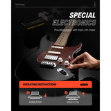 Guitarra Electrica Strat Ssh Black Dst-152B Donner