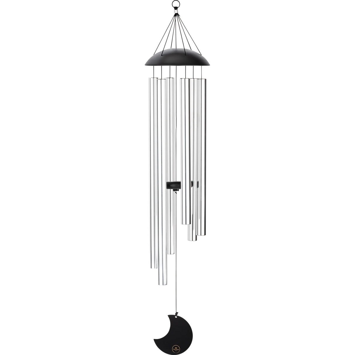 Campanitas De Meditación Wind Chimes 44"/110Cm "Moon" A:432Hz Silver