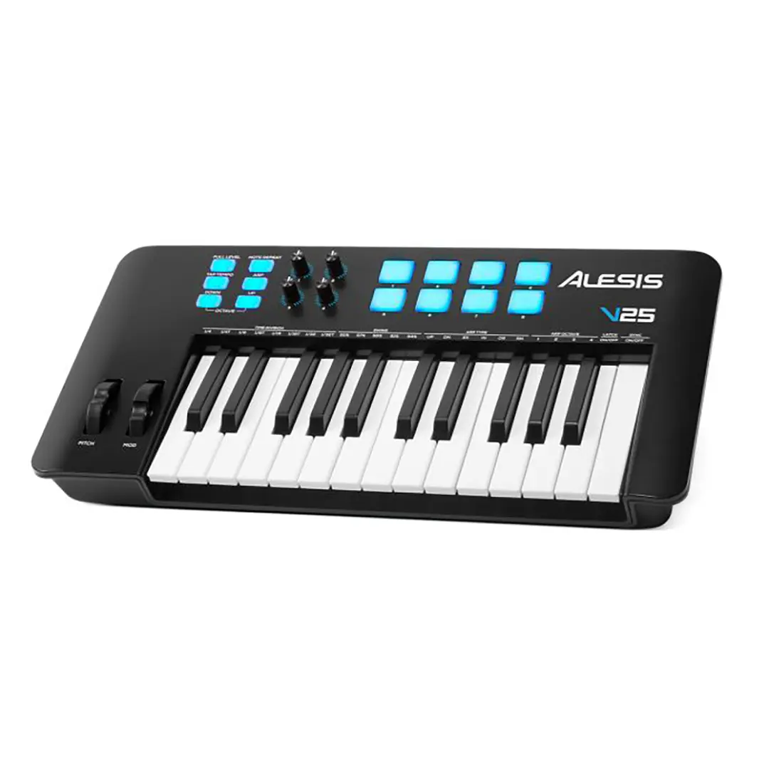 Teclado Controlador Midi Usb V25 Mkii Alesis