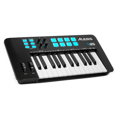 Teclado Controlador Midi Usb V25 Mkii Alesis