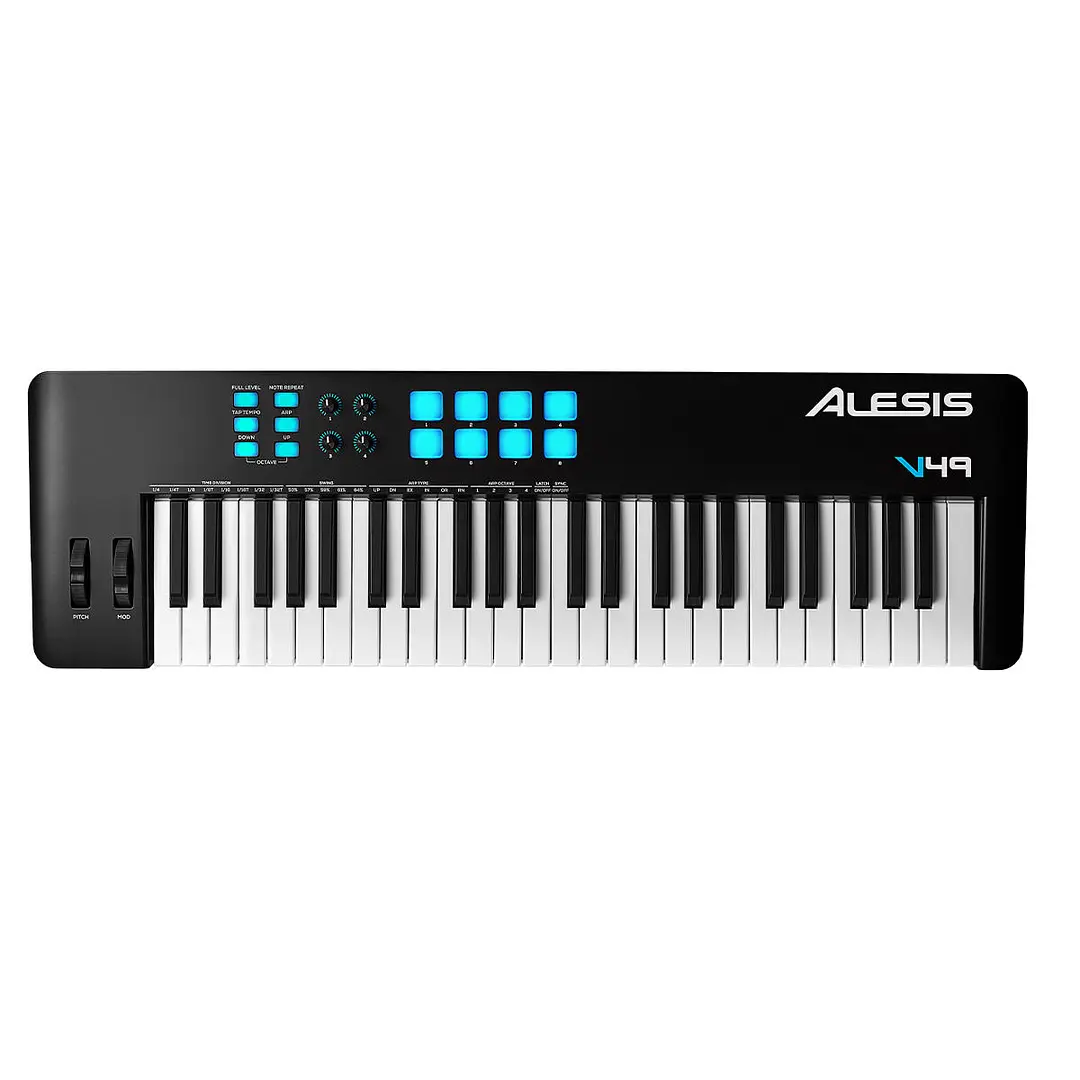 Teclado Controlador Midi Usb V49 Mkii Alesis