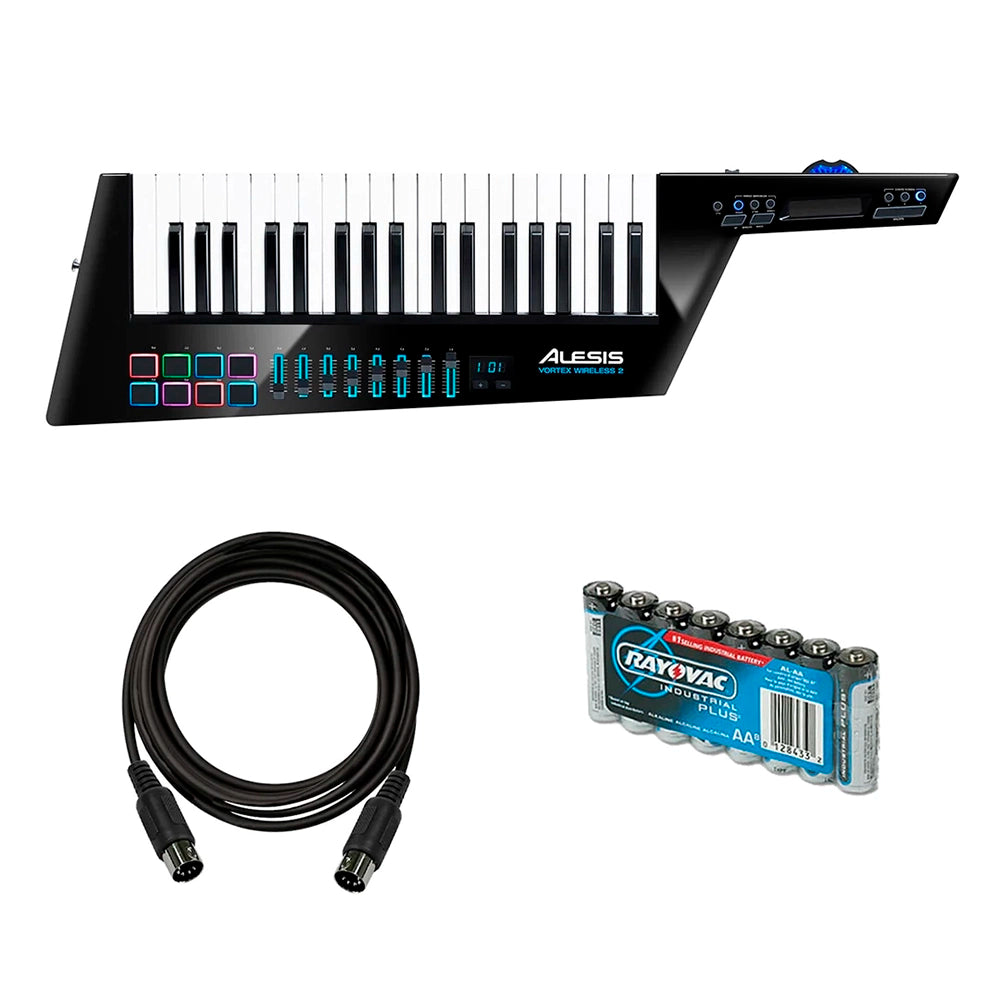 Teclado Controlador Midi Alesis Usb Keytar Inalámbrico VORTEXWIRELESS2