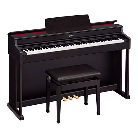 Piano Digital Casio 88 Teclas Celviano Negro (Incluye: Adaptador de Corriente 12V) AP-470BK
