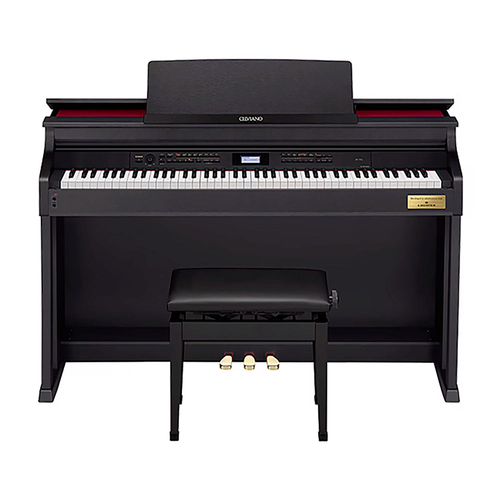 Piano Digital Casio 88 Teclas Celviano Negro (Incluye: Adaptador de Corriente 12V) AP-710BK