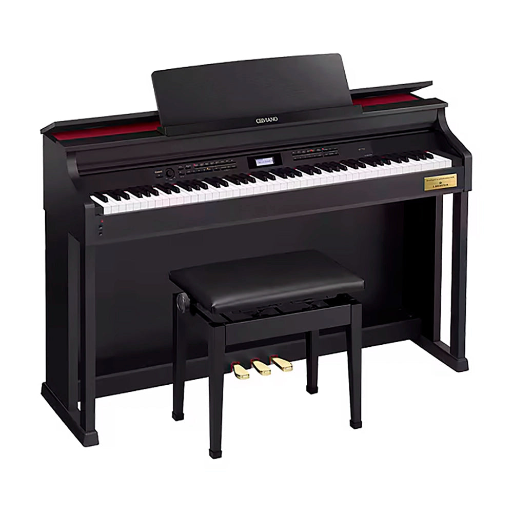 Piano Digital Casio 88 Teclas Celviano Negro (Incluye: Adaptador de Corriente 12V) AP-710BK
