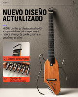 Guitarra Electrica Travel Sunburst Hush-I Sunburst Donner