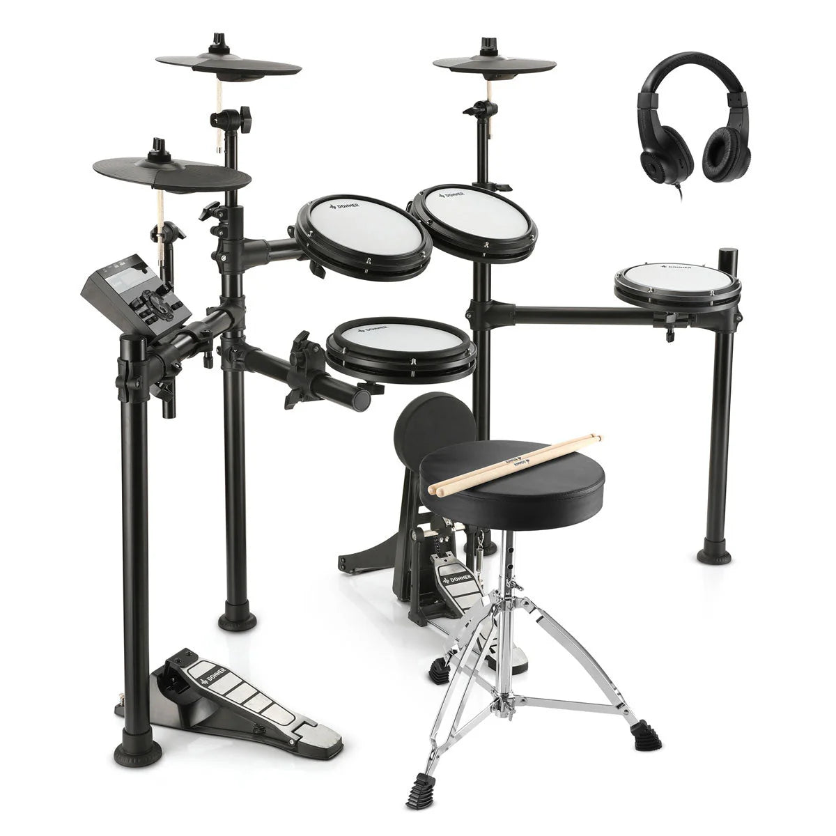 Bateria Digital Negro Ded-200 Donner