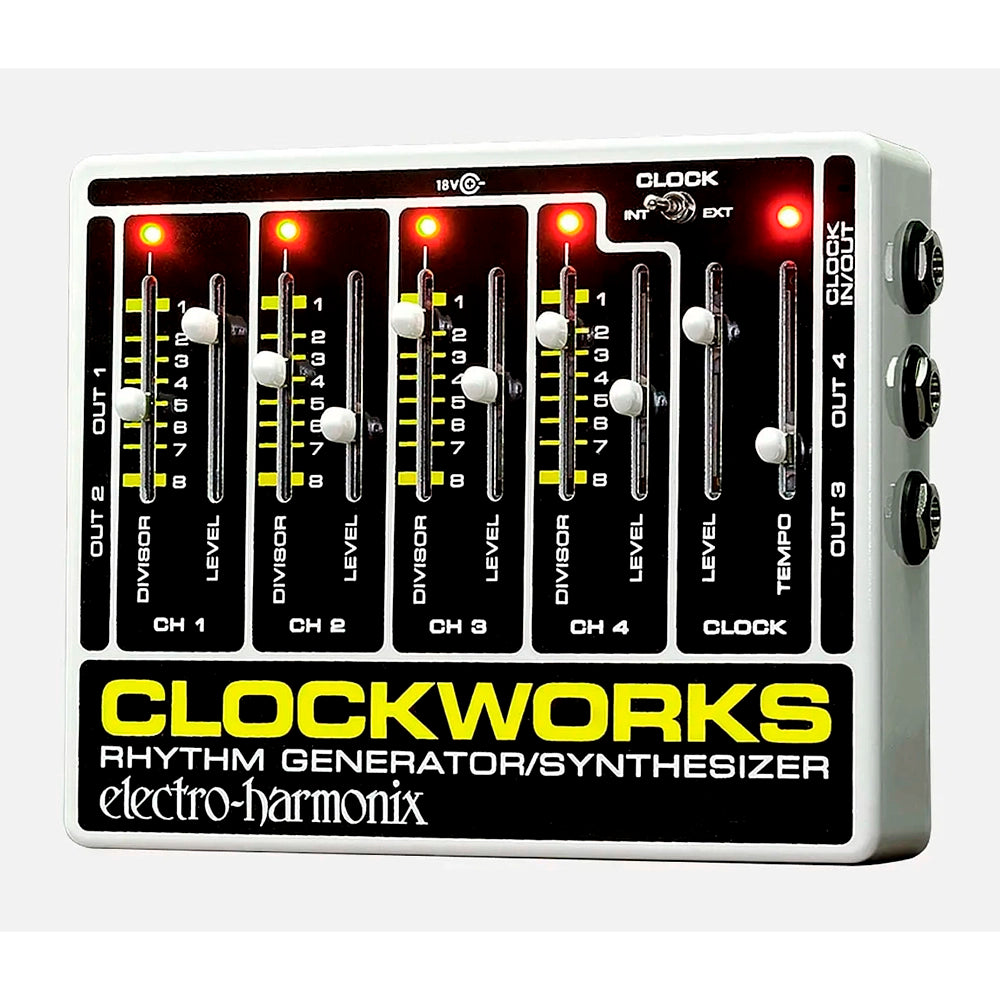 Pedal ElectroHarmonix Generador De Ritmos/Sintetizador +Adaptador Corriente CLOCKWORKS