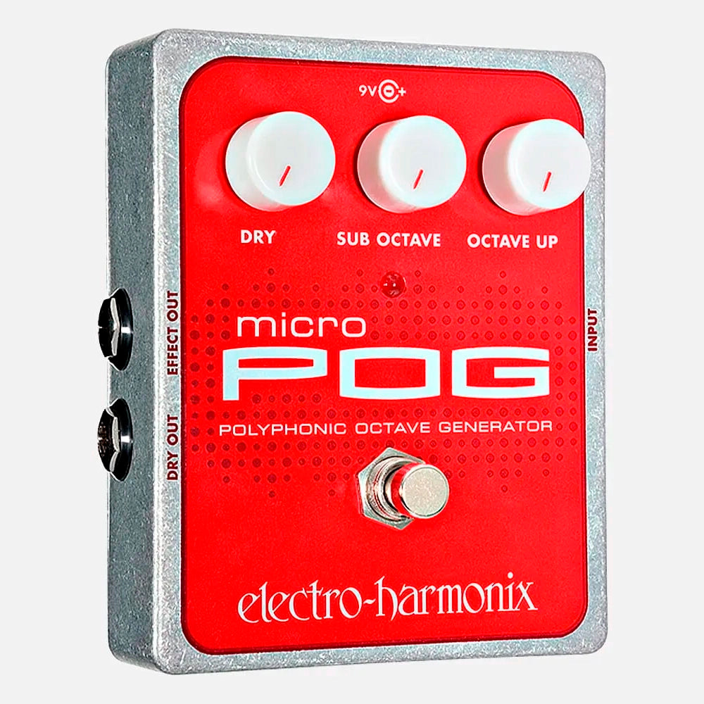 Pedal Efecto Guitarra ElectroHarmonix Octavador Micro Pog Polyphonic Octave Generator MICRO POG