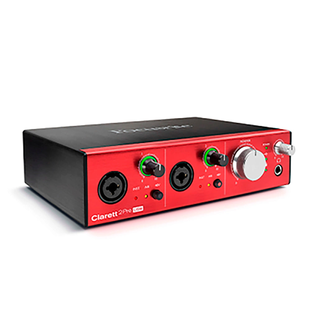 Interfaz De Audio Focusrite Usb 10 Entradas Y 4 Salidas Clarett CLARETT 2 PRE USB