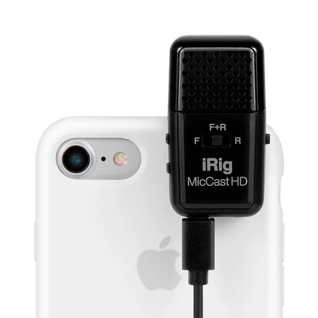 Microfono Ik Multimedia Compacto Grabacion Frontal / Posterior / Bidireccional iRig Mic Cast HD