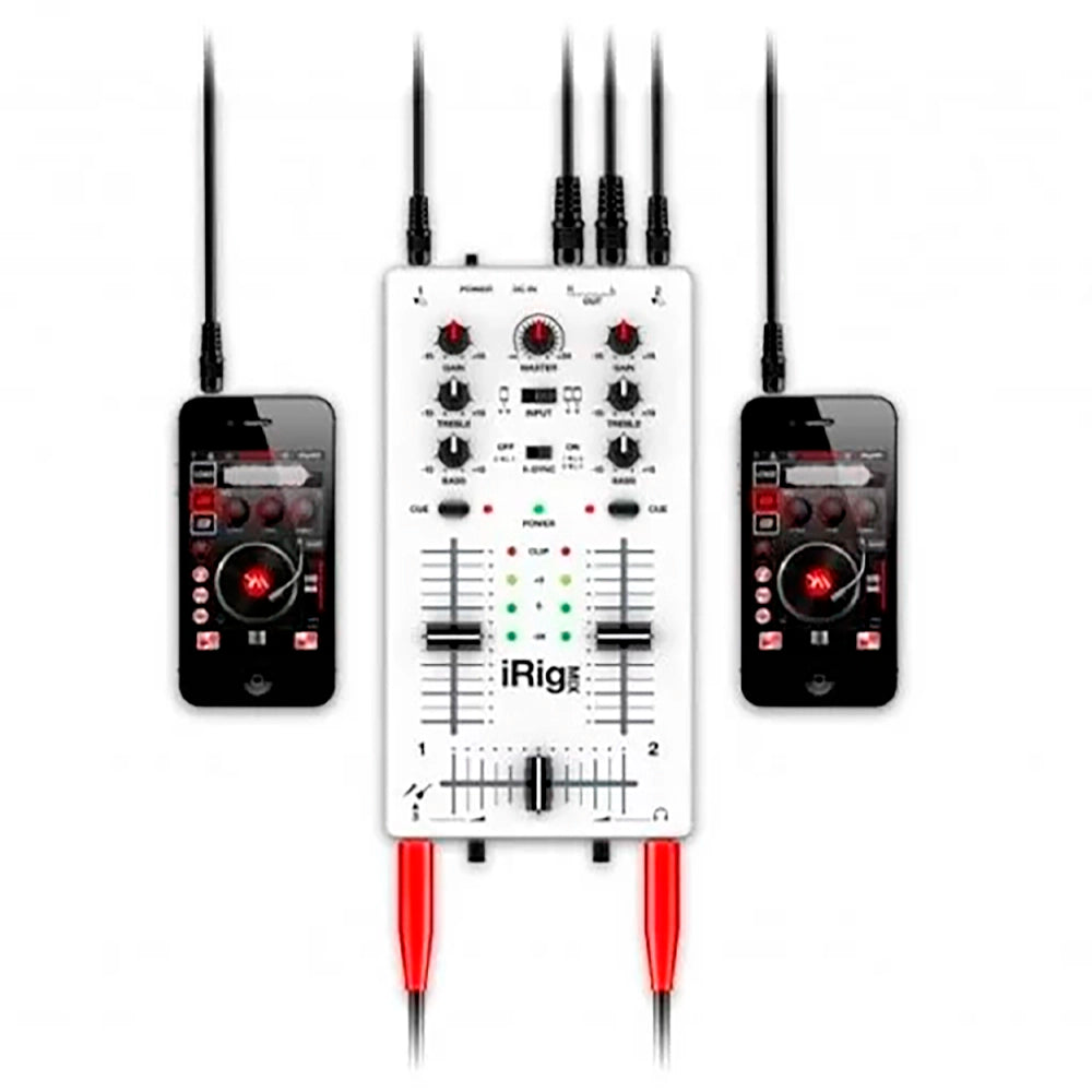 Mixer Dj Ik Multimedia Portatil 2 Canales Iphone/Ipad/Ipod Touch iRig MIX