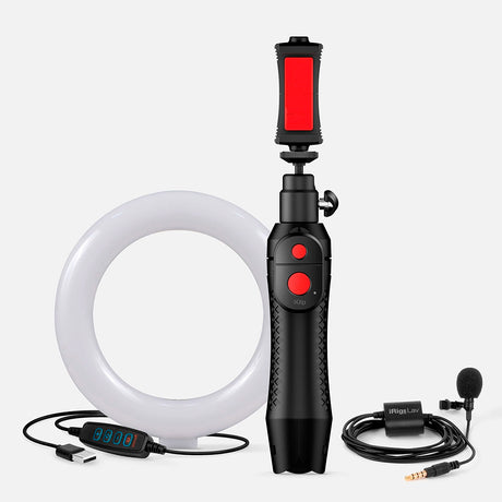 Pack De Grabacion Ik Multimedia Video Y Transmision En Vivo Para Telefonos Moviles iRig Video Creator Bundle
