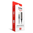Cable Adaptador Ik Multimedia de Salida Mono (Salida Estereo 3,5 Mm A Señal Mono 6,35 Mm) iLine - Mono Output Adapter