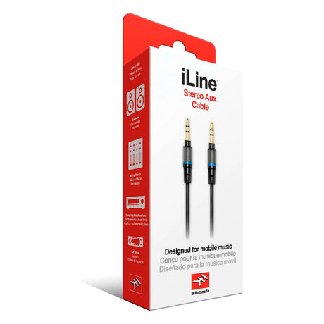 Cable Estereo Ik Multimedia paratelefonos Moviles Y Tablet iLine - Stereo Aux Cable
