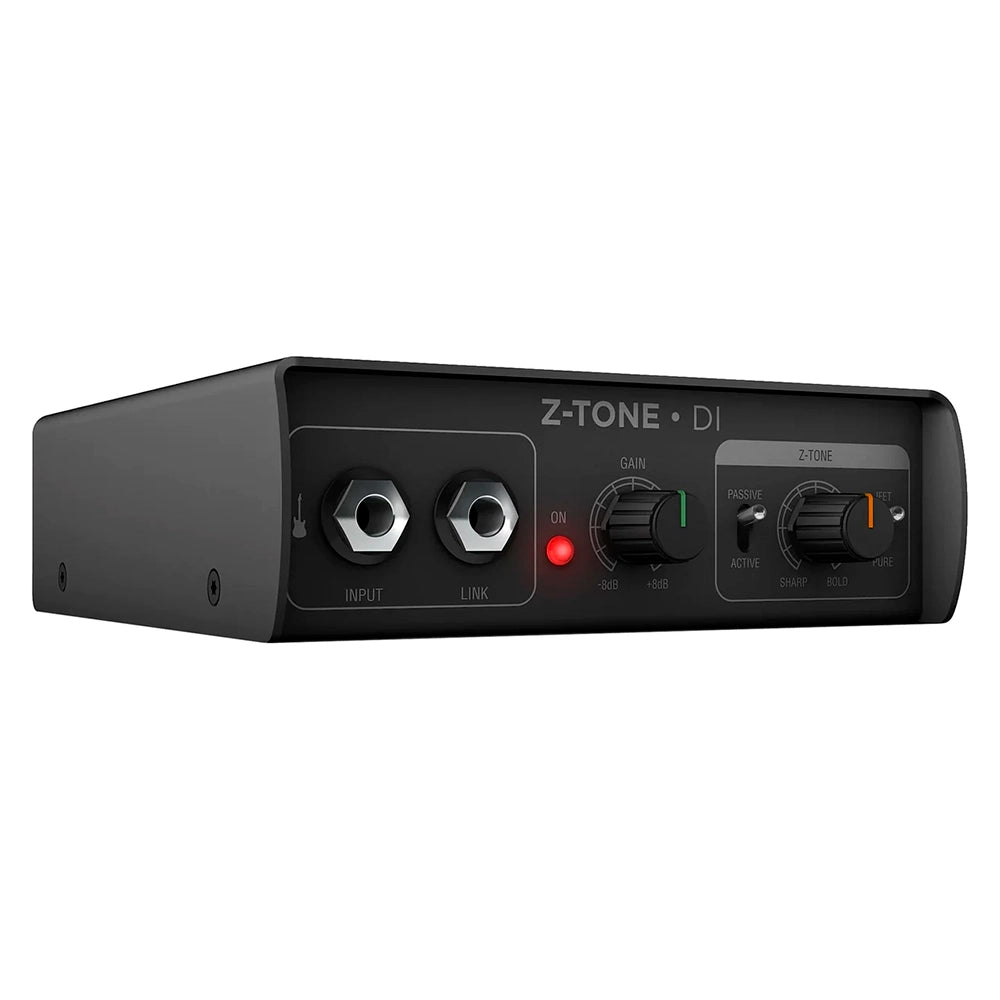 Caja Directa Ik Multimedia P/Grabacion (In: 1 Linea Instr / Out: Xlr, 1 Llnea Ts + 1 Linea Link para Amp) ZTONE-DI-IN