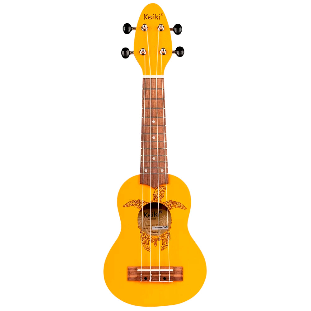 Ukelele Sopranino Keiki By Ortega Diseño Tortuga (Naranjo) K1-ORG