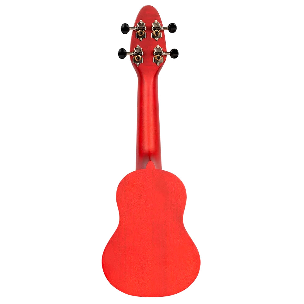 Ukelele Sopranino Keiki By Ortega Diseño Tortuga (Rojo) K1-RD