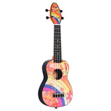 Ukelele Soprano Keiki By Ortega Peace '68 (+Funda+Afinador+5 Uñetas) K2-68