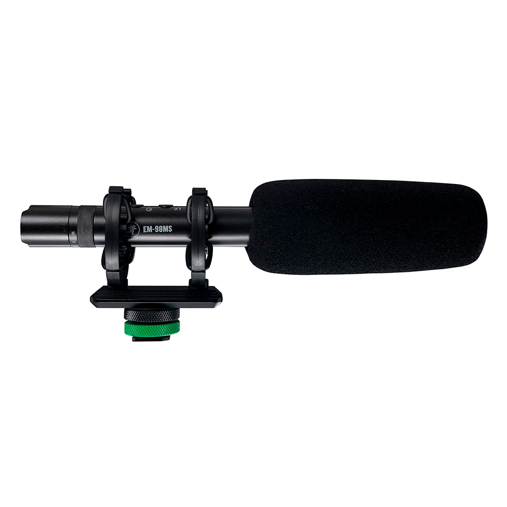 Microfono Condesador Mackie Shotgun P/Camaras Dslr EM-98MS